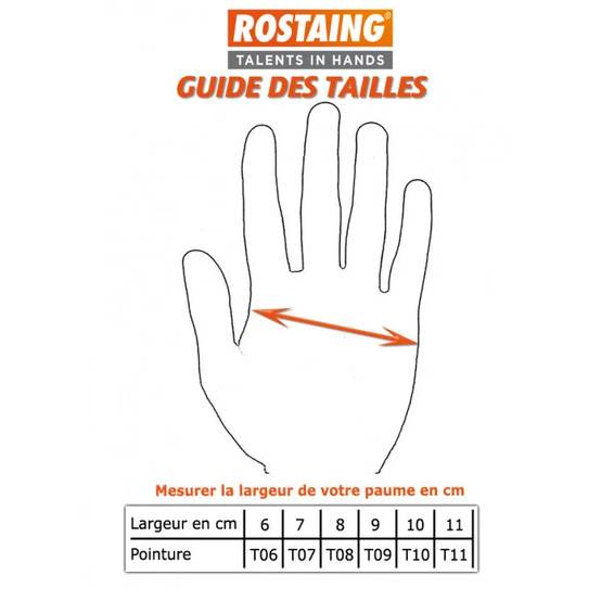 Rostaing - Gant Jardin Protection Epines - Beige & Marron CLOTURE - T8 - Image 4