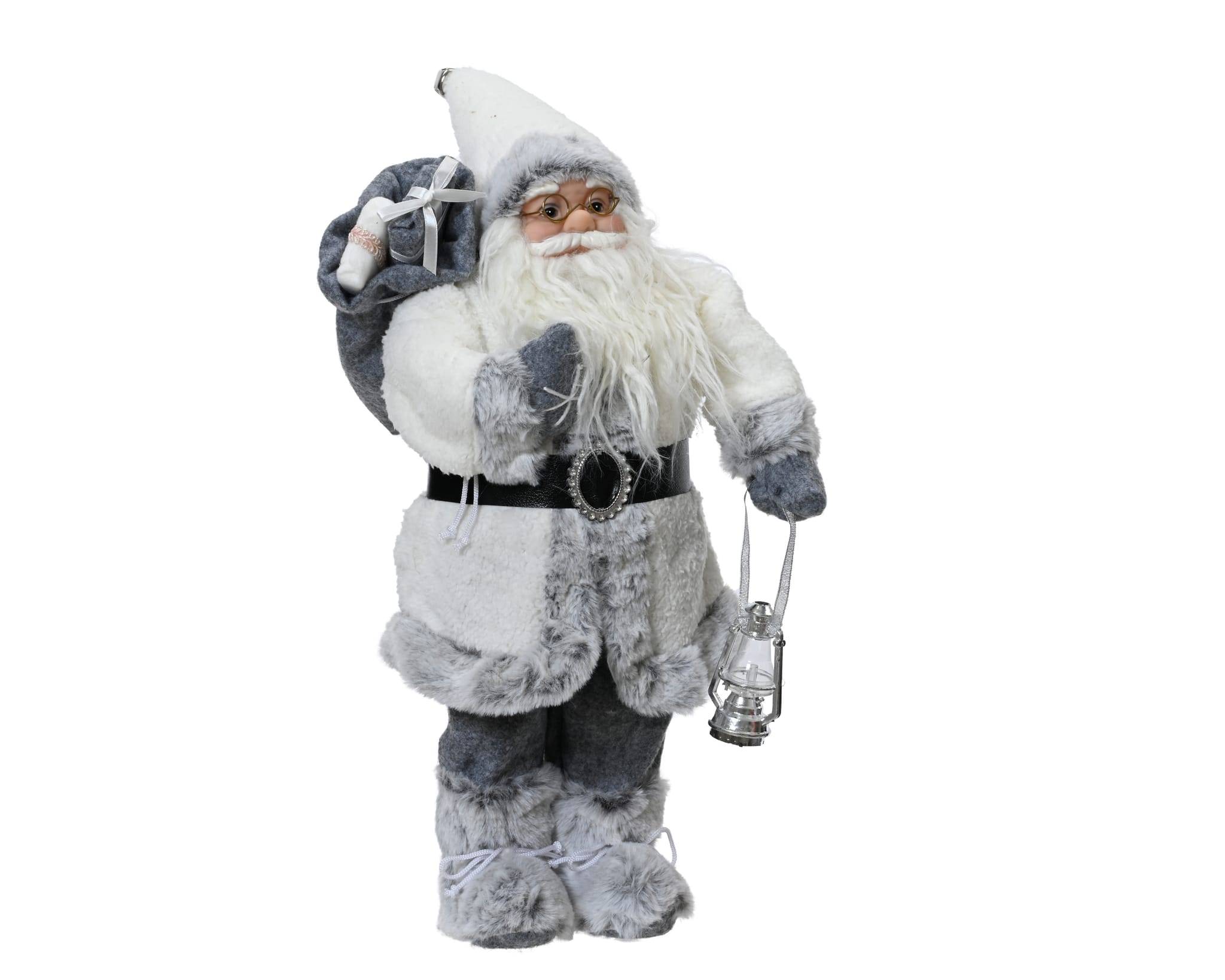 Père Noël Décoratif Polyester Blanc – - Image 1