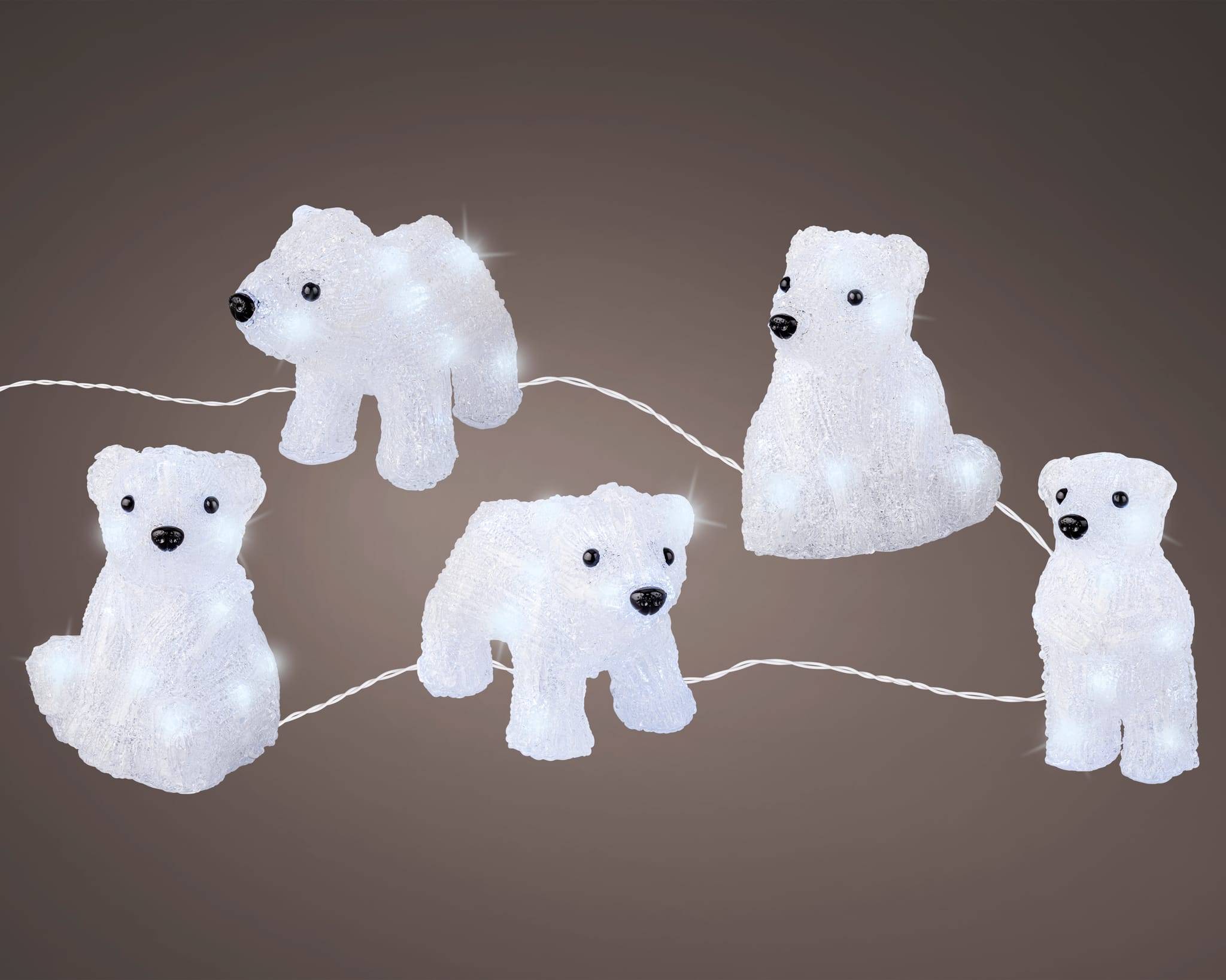 Ours Polaire Décoration De Noël Acrylique LED - Imagen 2