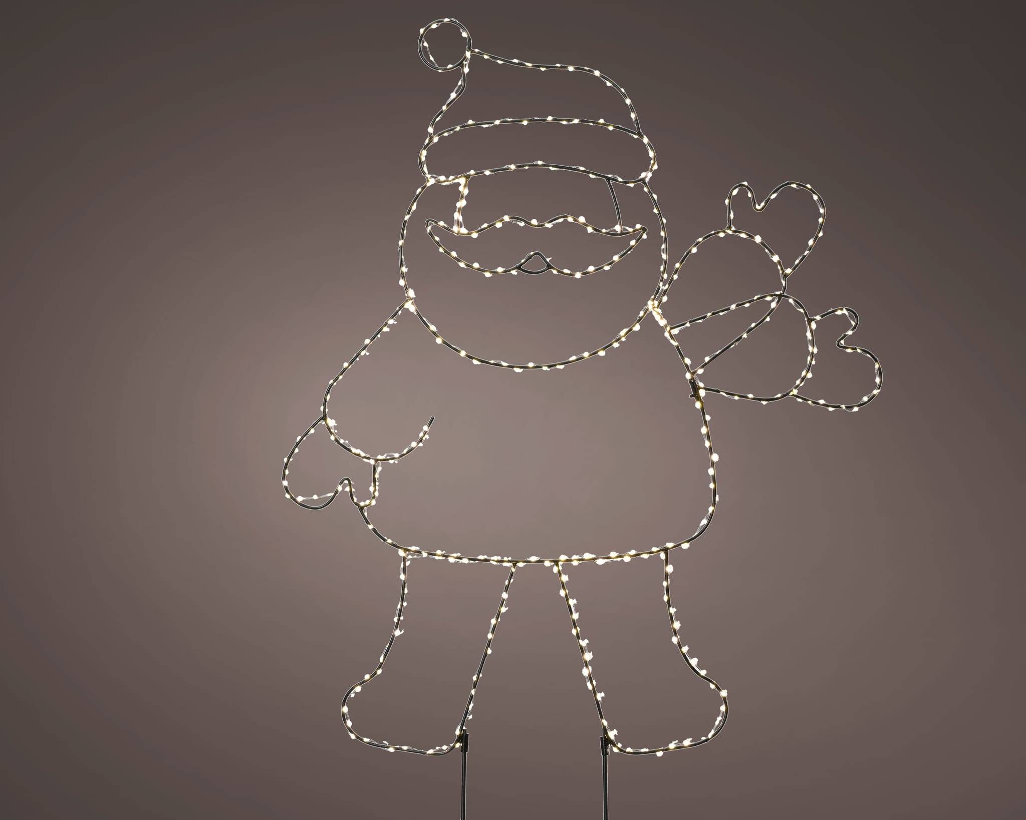 Pique Jardin Lumineux Père Noël - Imagen 1