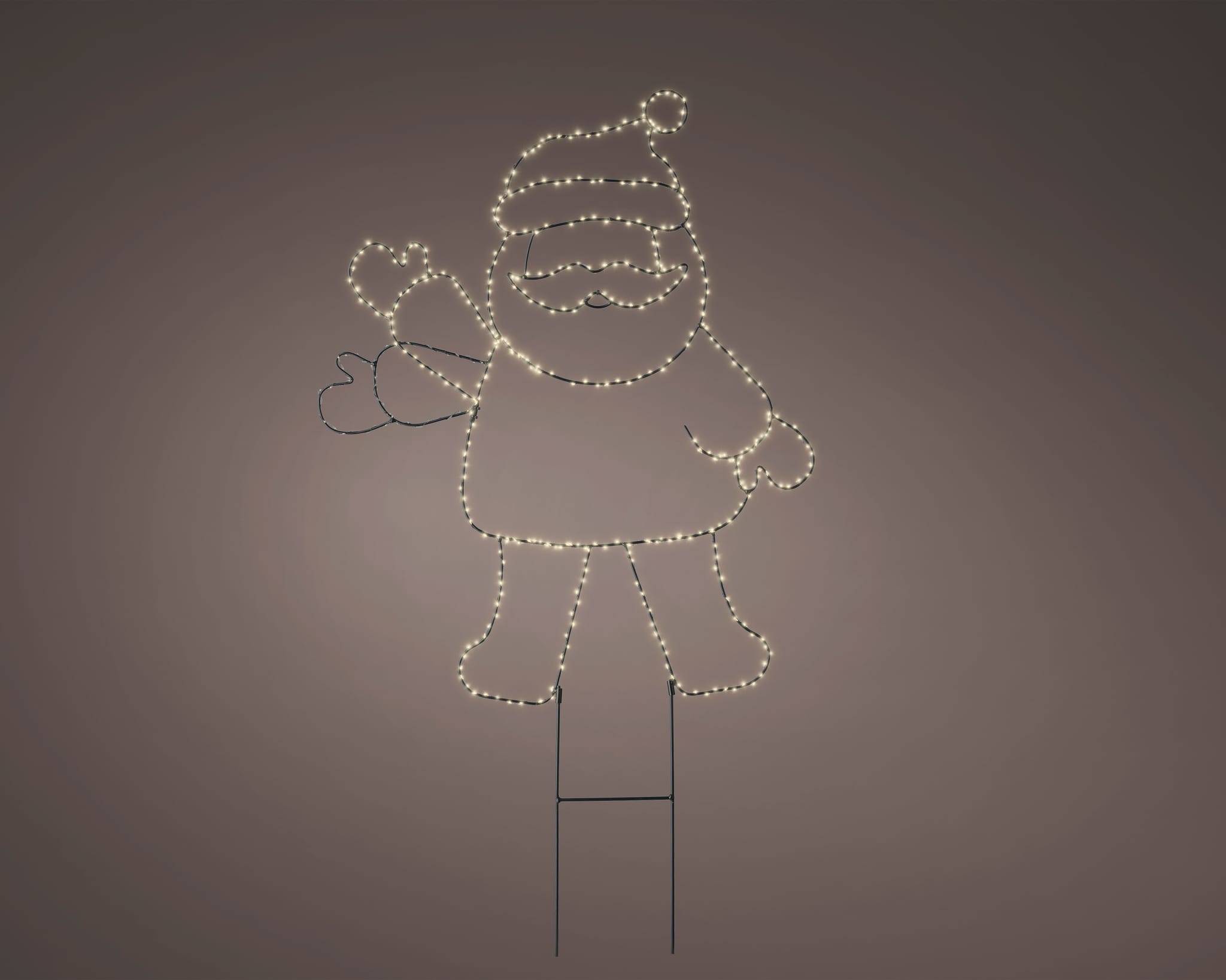 Pique Jardin Lumineux Père Noël - Imagen 2