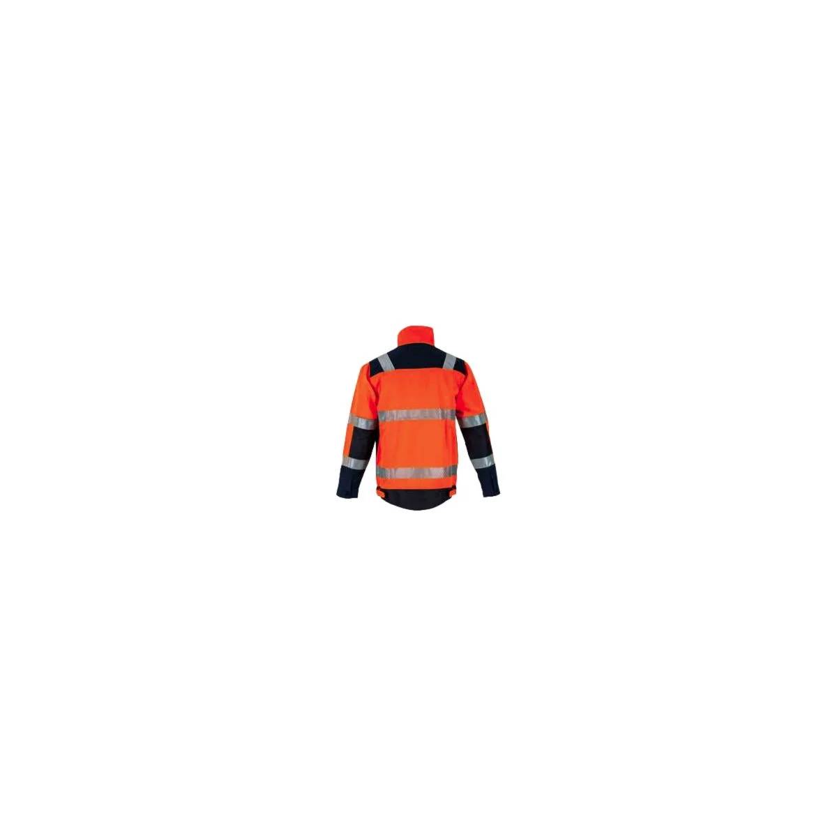 Blouson haute visibilité bicolore orange/marine taille XL LMA - Image 4
