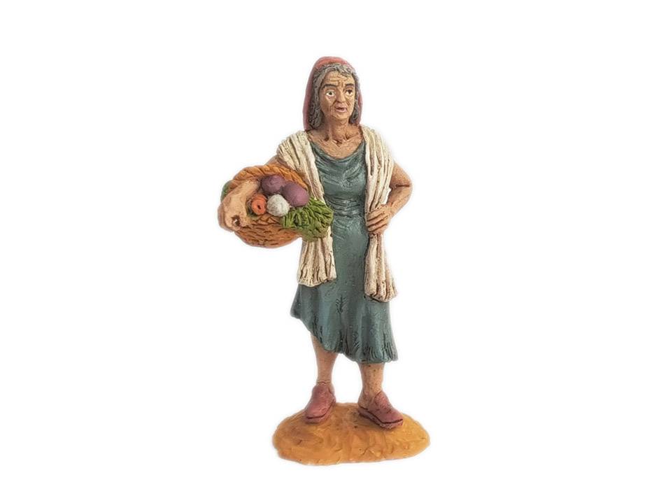 Oliver - Bergère avec panier hebraique H.9 cm - Oliver