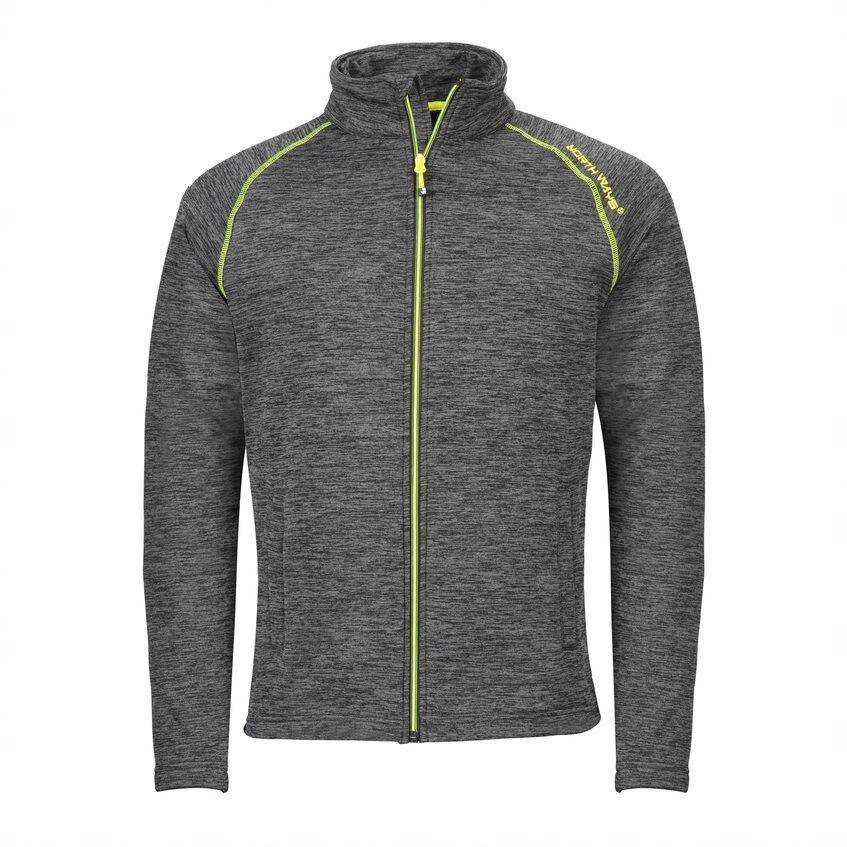 Nineworths - Gilet de travail Lenny gris chine/jaune fluo taille L - Nine Worths - Image 5