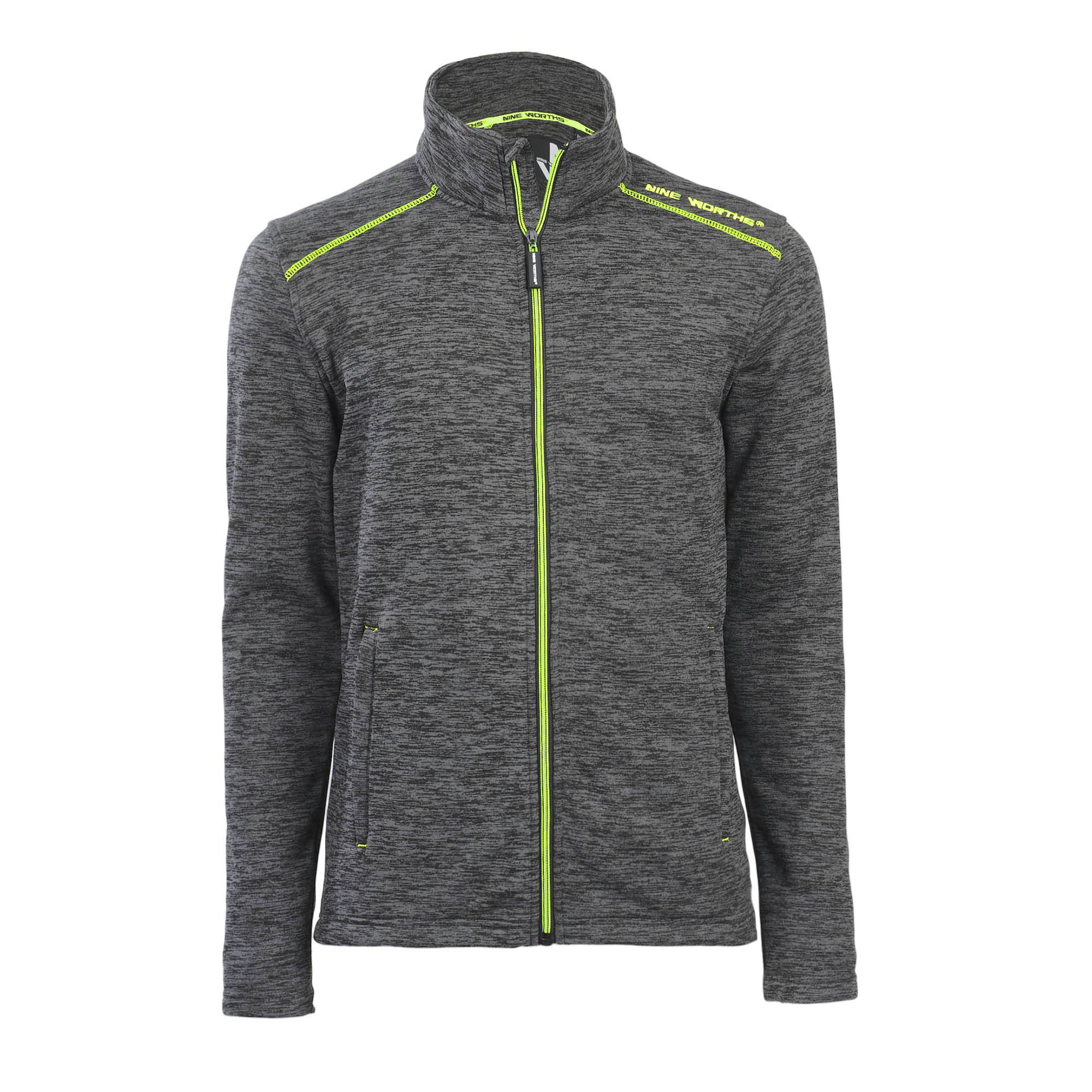 Nineworths - Gilet de travail Lenny gris chine/jaune fluo taille L - Nine Worths - Image 12