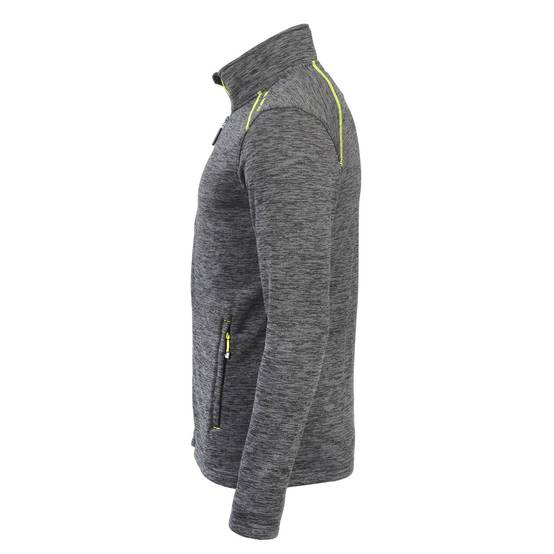 Nineworths - Gilet de travail Lenny gris chine/jaune fluo taille L - Nine Worths - Image 11