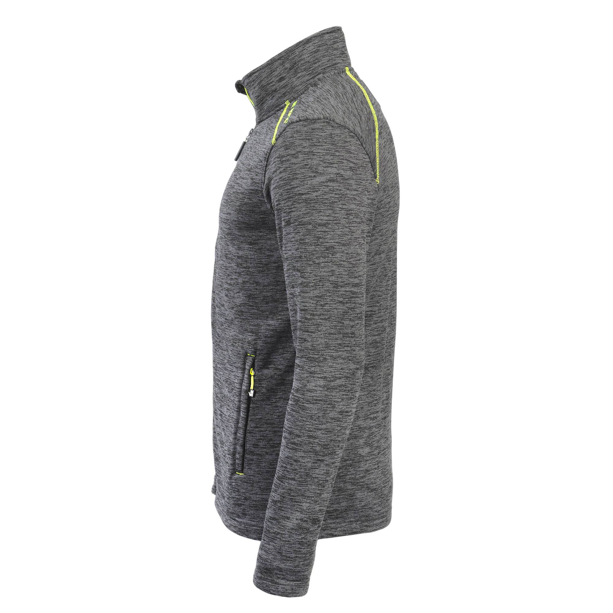 Nineworths - Gilet de travail Lenny gris chine/jaune fluo taille L - Nine Worths - Image 11