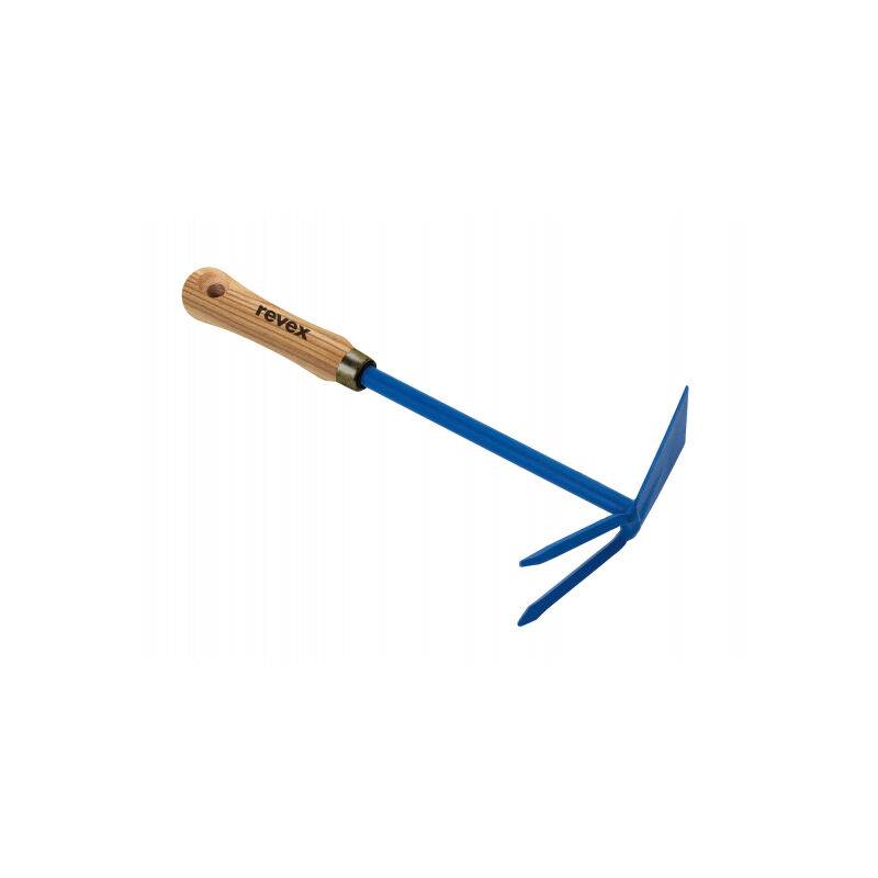 Serfouette à fleurs acier manche bois 32 cm REVEX - Image 1