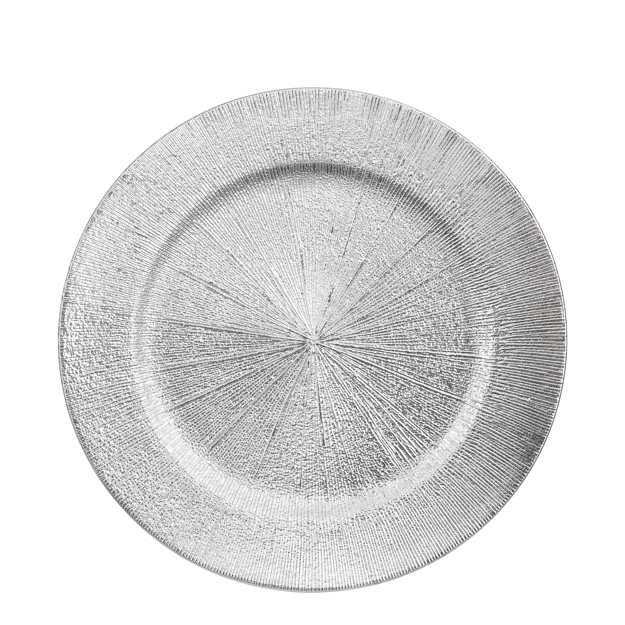 House of Seasons - Sous-assiette Décoration argent - Ø 33 x H. 2 cm