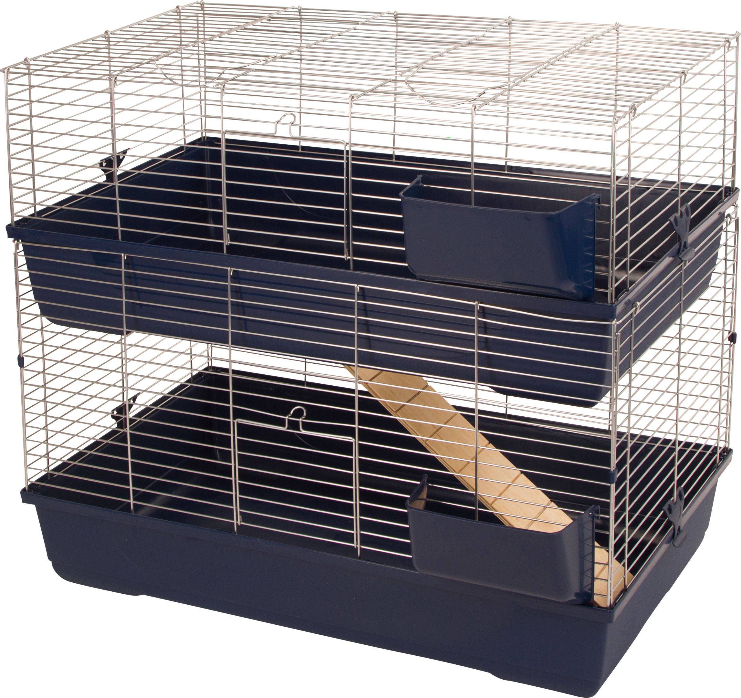 Cage pour rongeur Maxi Baldo Twin, 2 niveaux,100X53X86cm