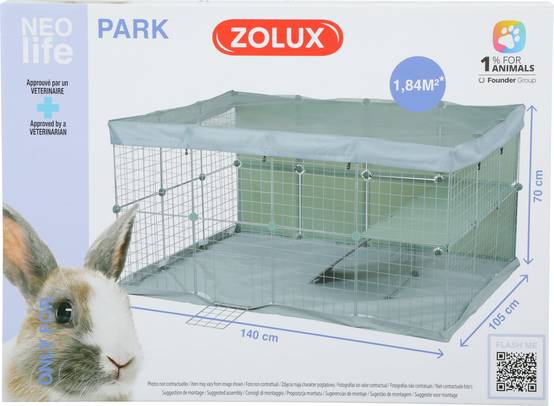 Zolux - Neopark lapin neolife 140x105x70