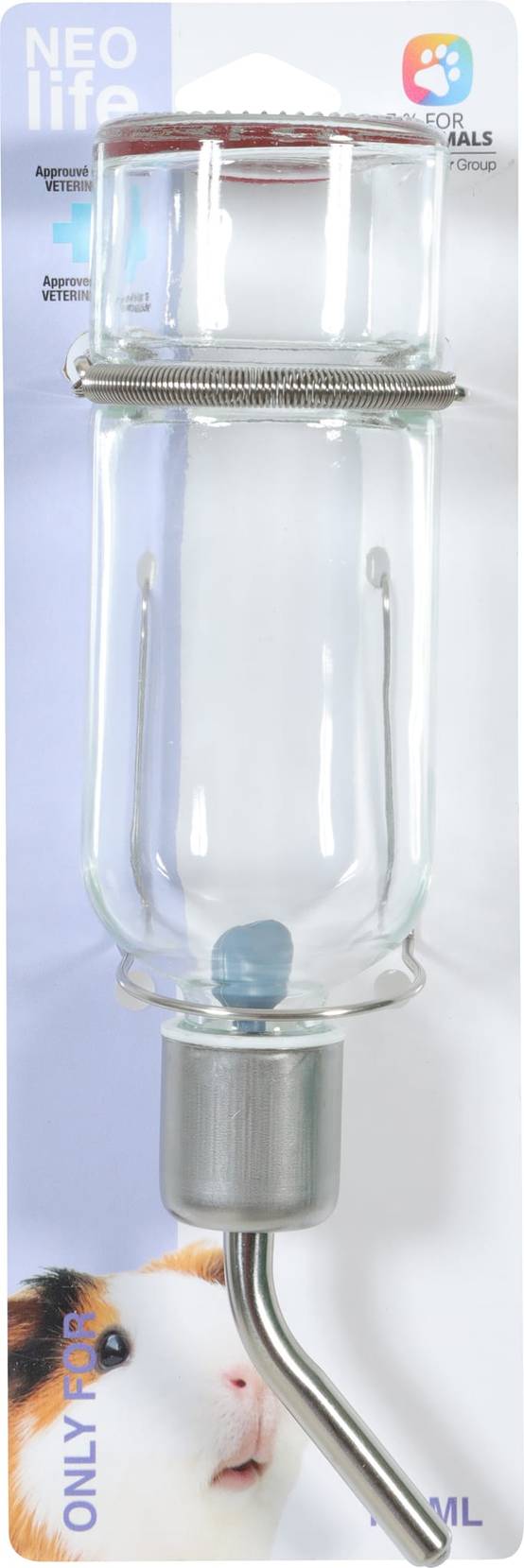 Zolux - Biberon verre cochon d inde neolife 180 ml