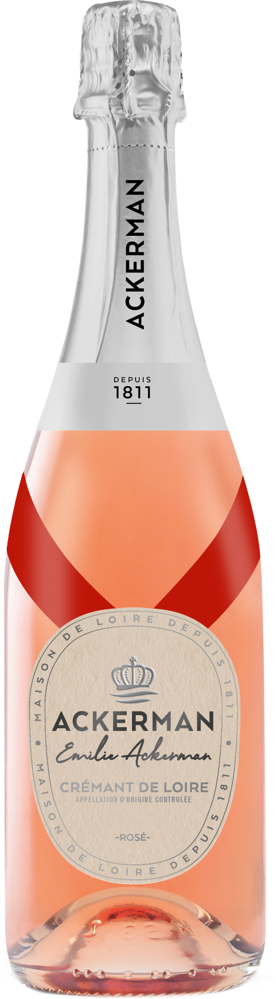 Ackerman - Crémant de Loire Rosé Brut Cuvée Émilie - ACKERMAN - Imagen 1