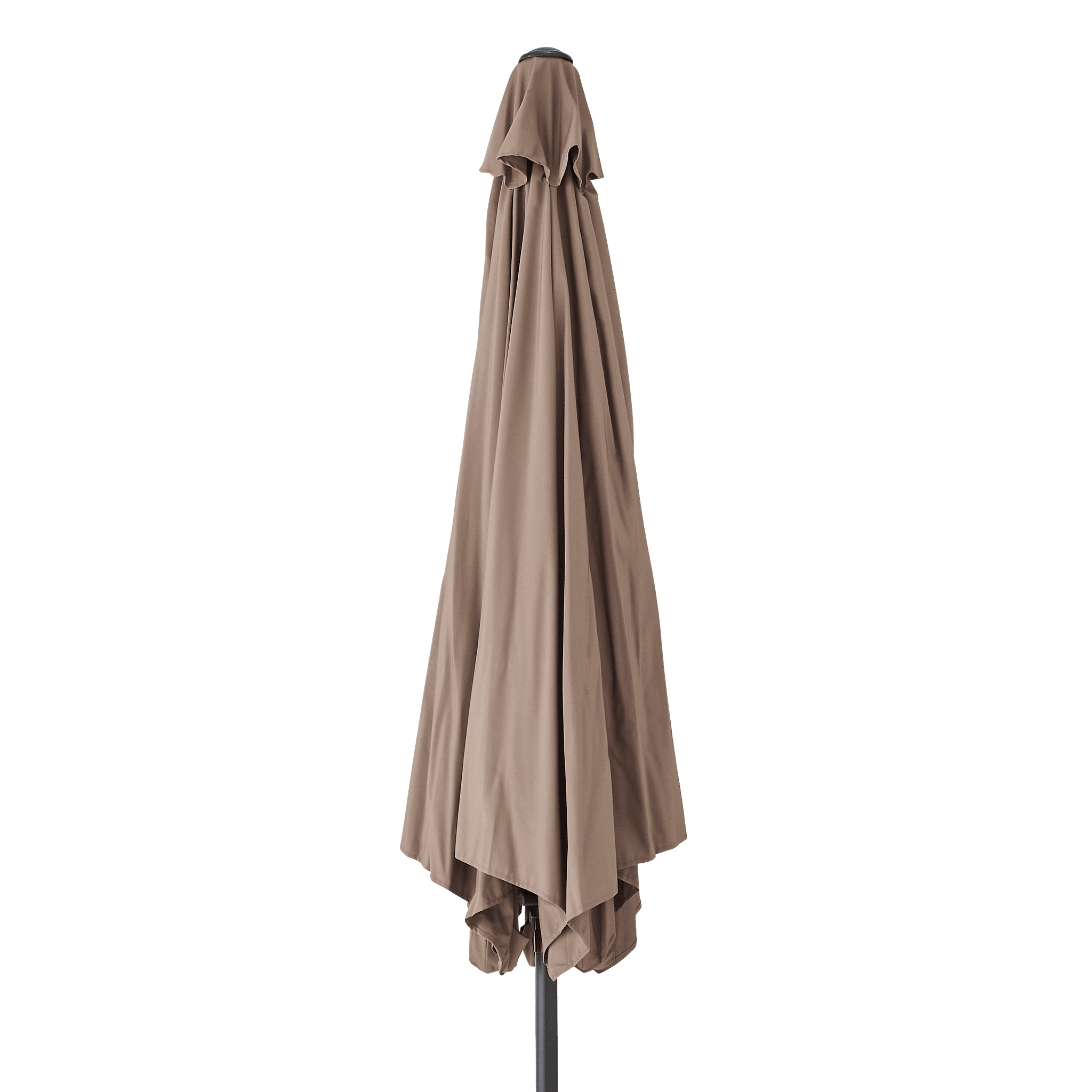 Ecloz - Parasol droit inclinable rond taupe Ø3m 210g/m² Evan ECLOZ - Imagen 6