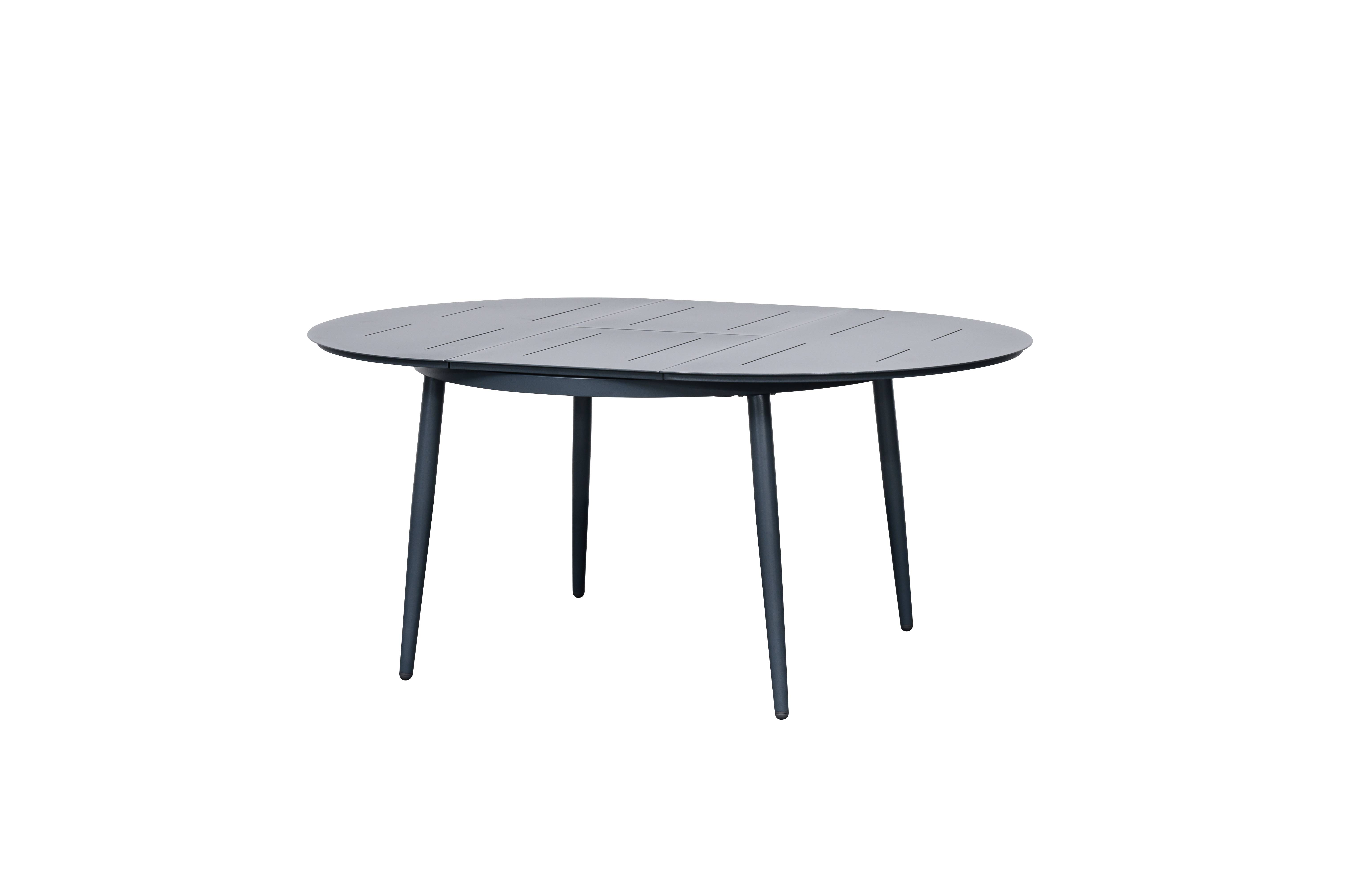 Ecloz - Table de jardin ronde extensible alu anthracite 4/8 personnes Ery ECLOZ - Image 2