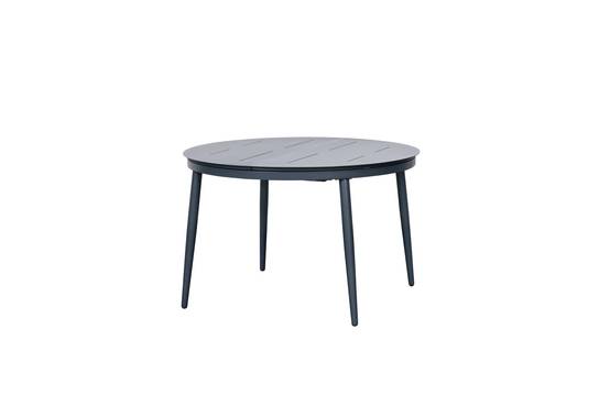 Ecloz - Table de jardin ronde extensible alu anthracite 4/8 personnes Ery ECLOZ - Image 3