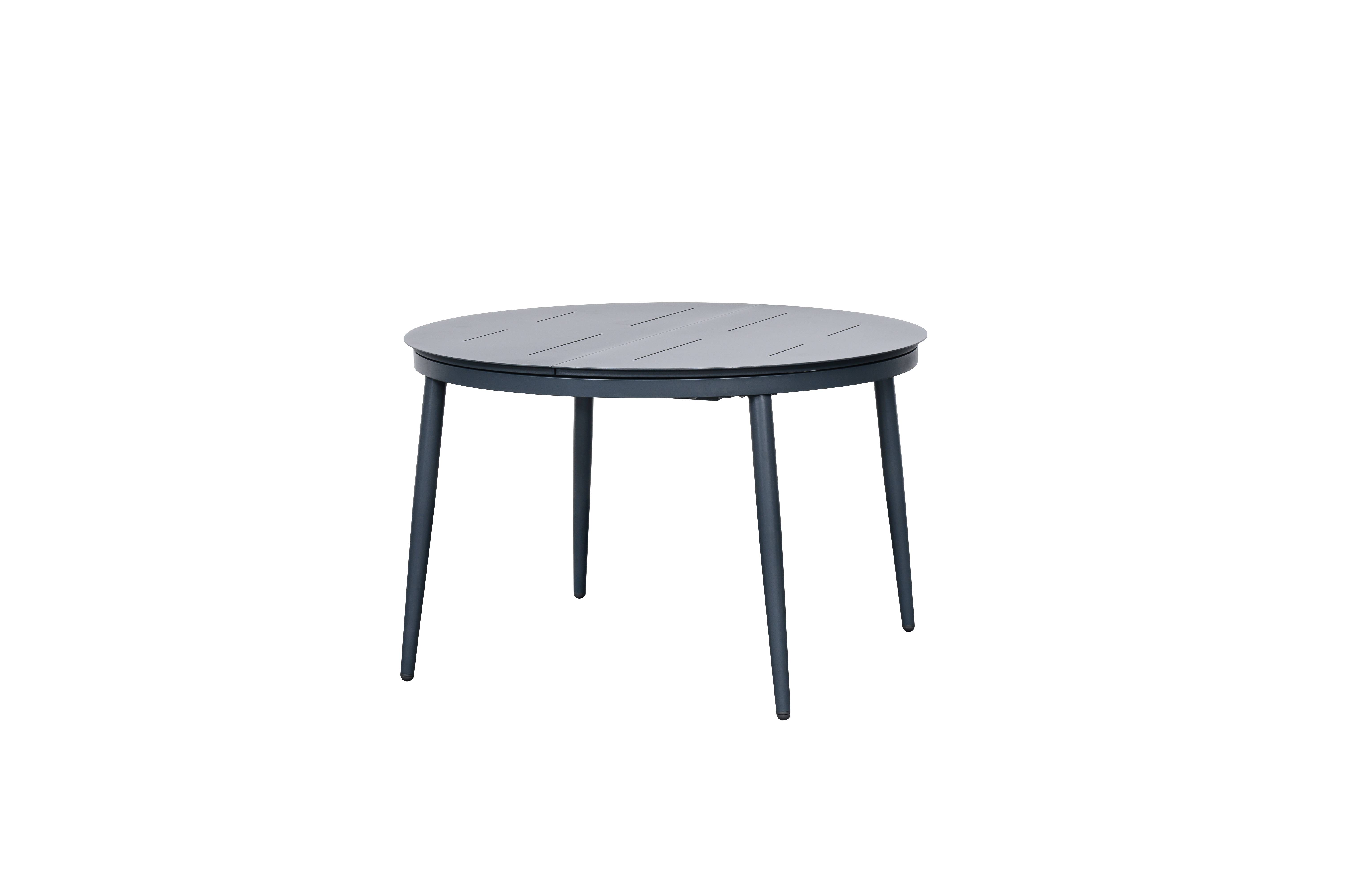 Ecloz - Table de jardin ronde extensible alu anthracite 4/8 personnes Ery ECLOZ - Image 3