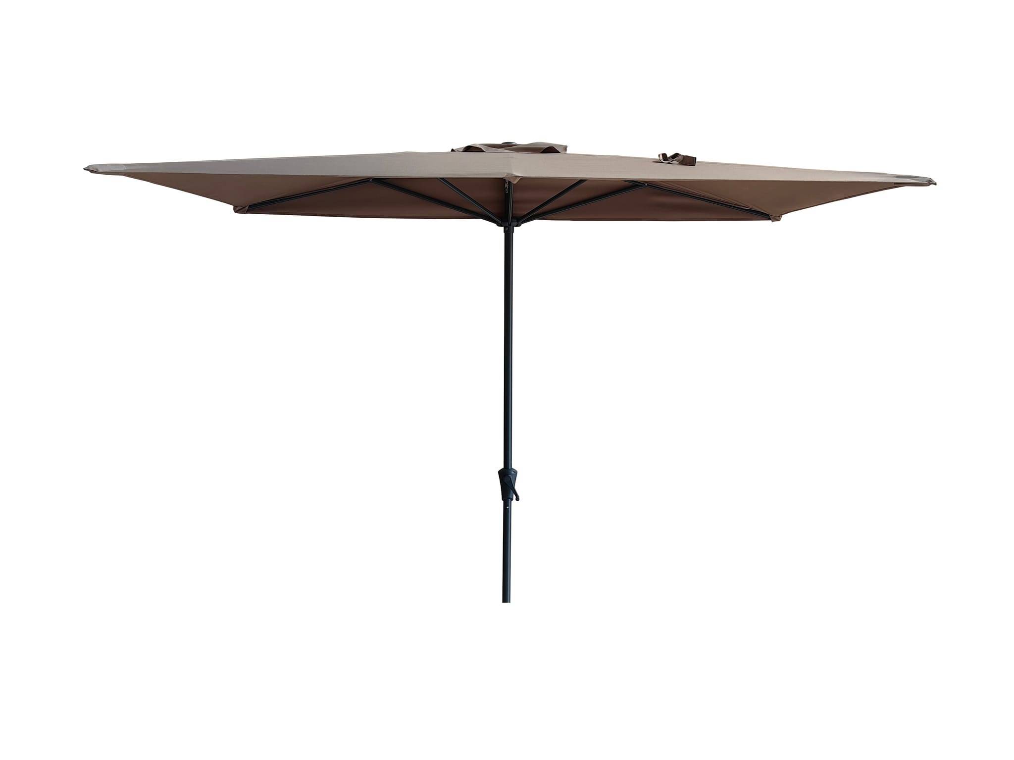 Ecloz - Demi-parasol rectangle taupe 220g/m² Enzo ECLOZ - Image 1