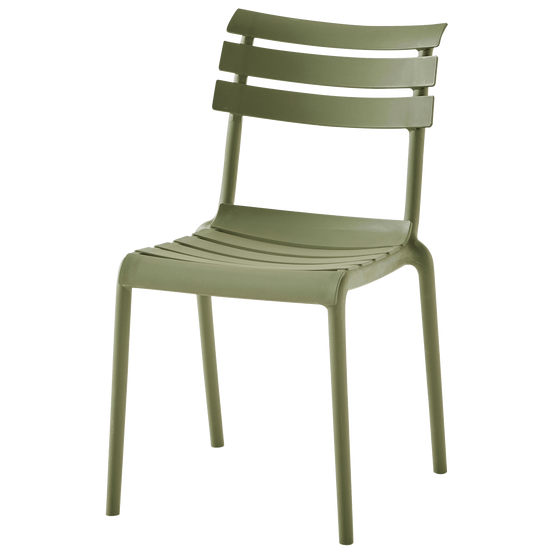 Ecloz - Chaise de jardin résine kaki Effie ECLOZ - Image 5