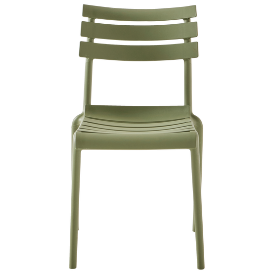 Ecloz - Chaise de jardin résine kaki Effie ECLOZ - Image 6