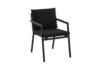 Ecloz - Fauteuil de jardin alu anthracite Enoal ECLOZ