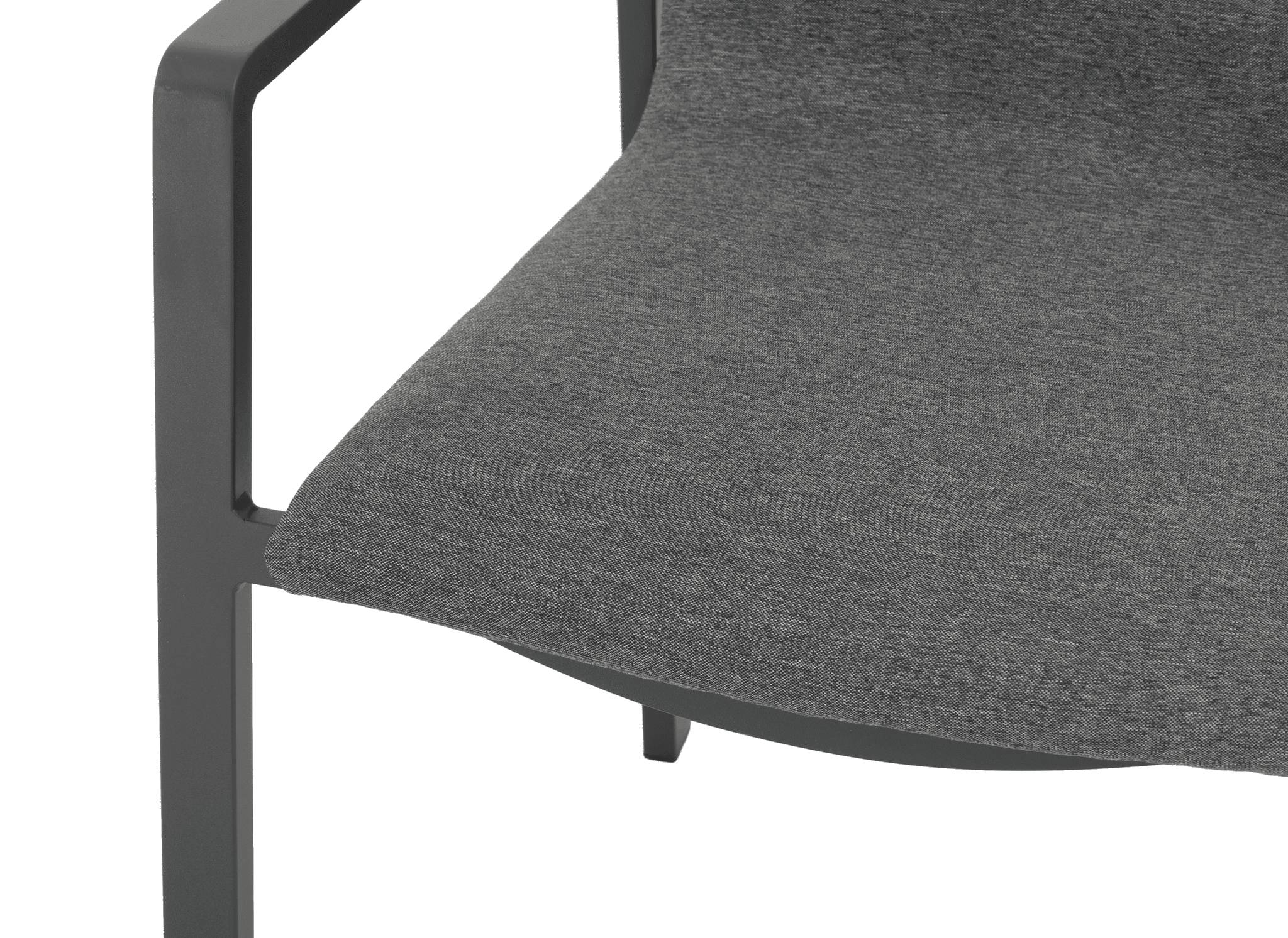 Ecloz - Fauteuil de jardin alu jersey anthracite Enok ECLOZ - Image 2