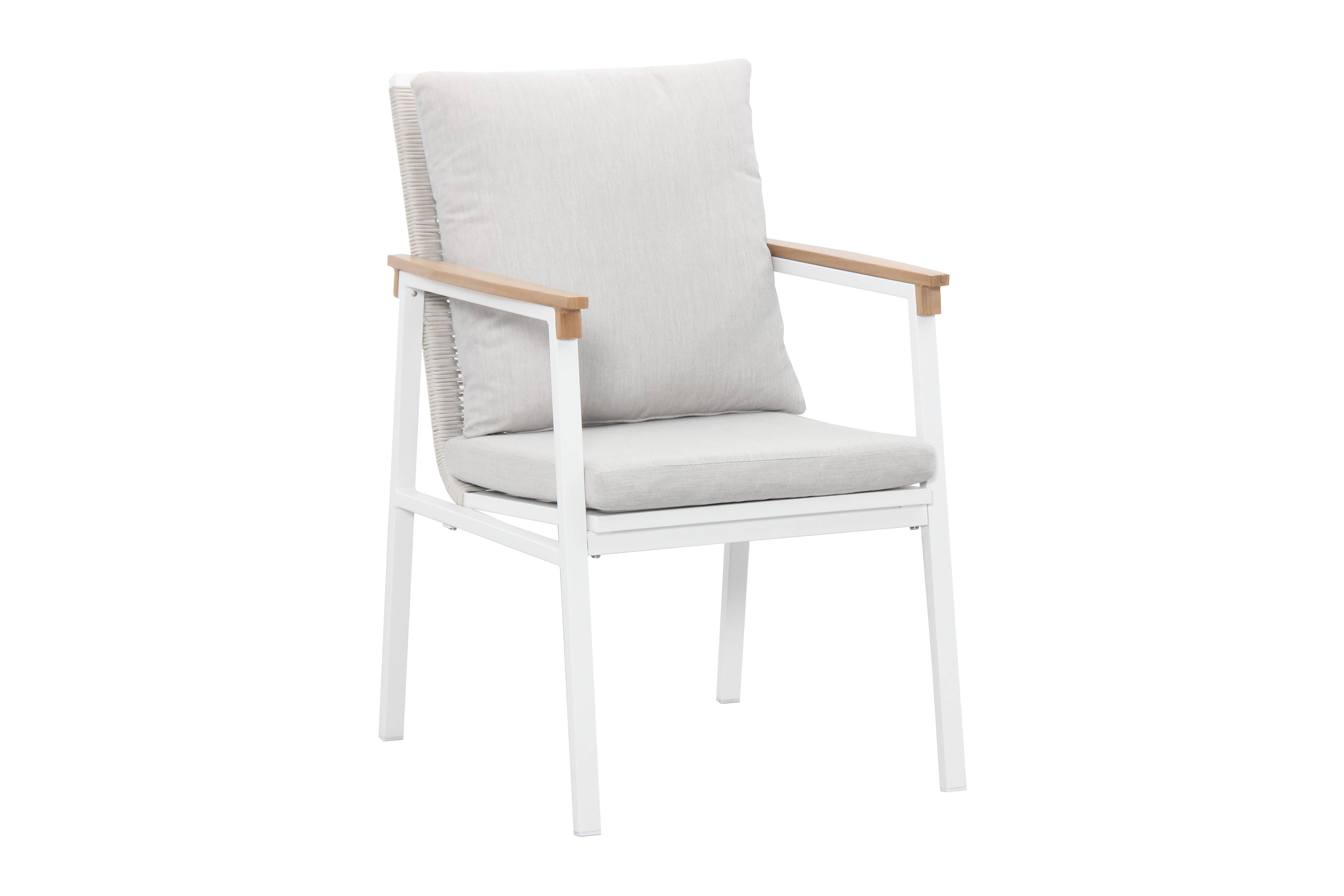 Ecloz - Fauteuil de jardin alu corde blanc Electra ECLOZ - Image 1