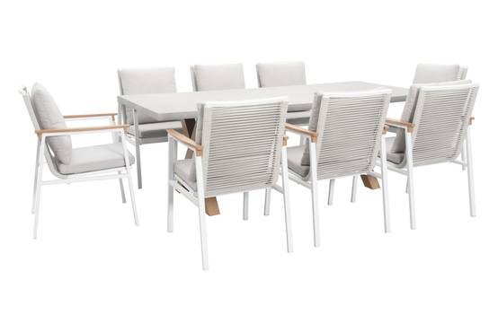 Ecloz - Fauteuil de jardin alu corde blanc Electra ECLOZ - Image 4