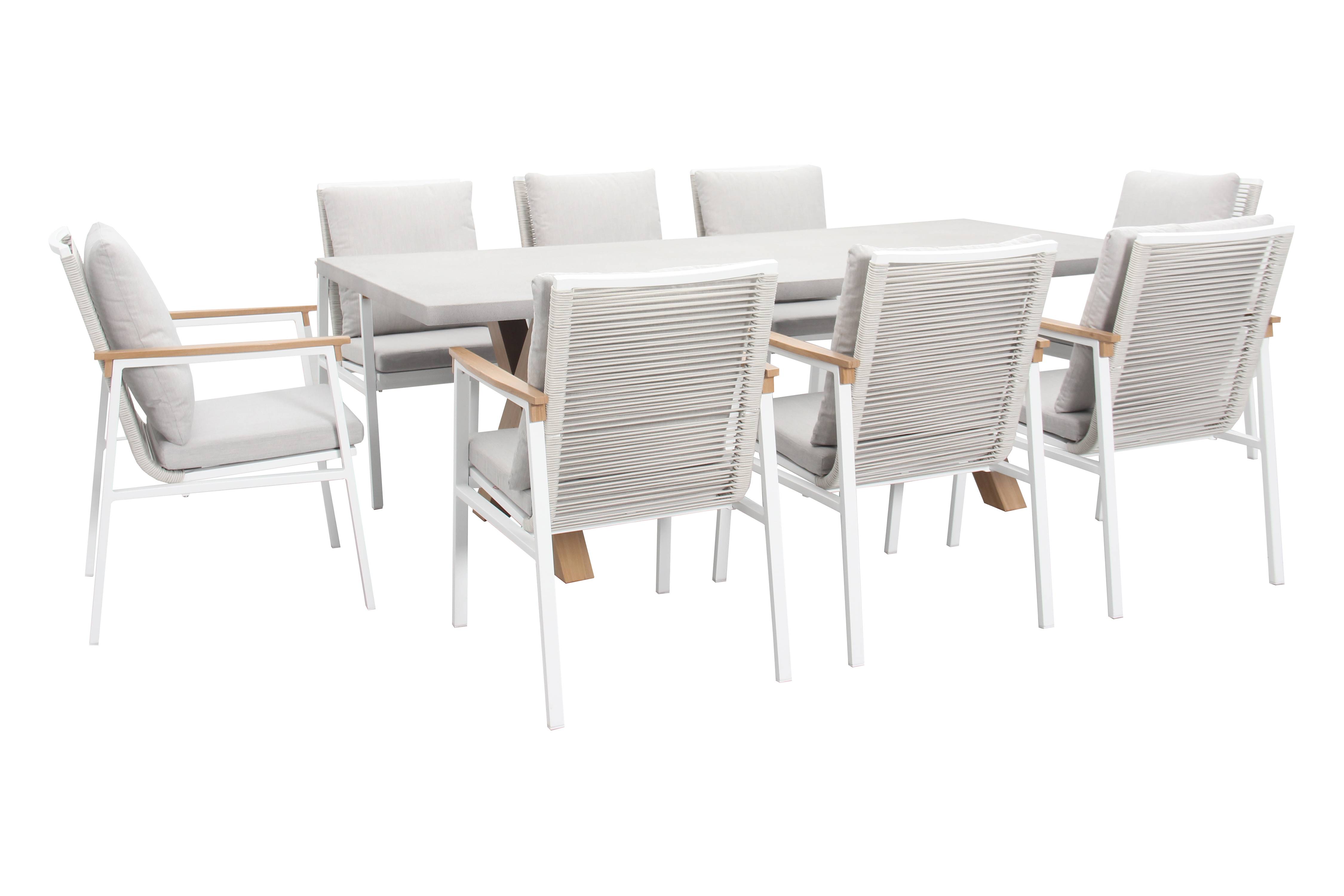 Ecloz - Fauteuil de jardin alu corde blanc Electra ECLOZ - Image 4