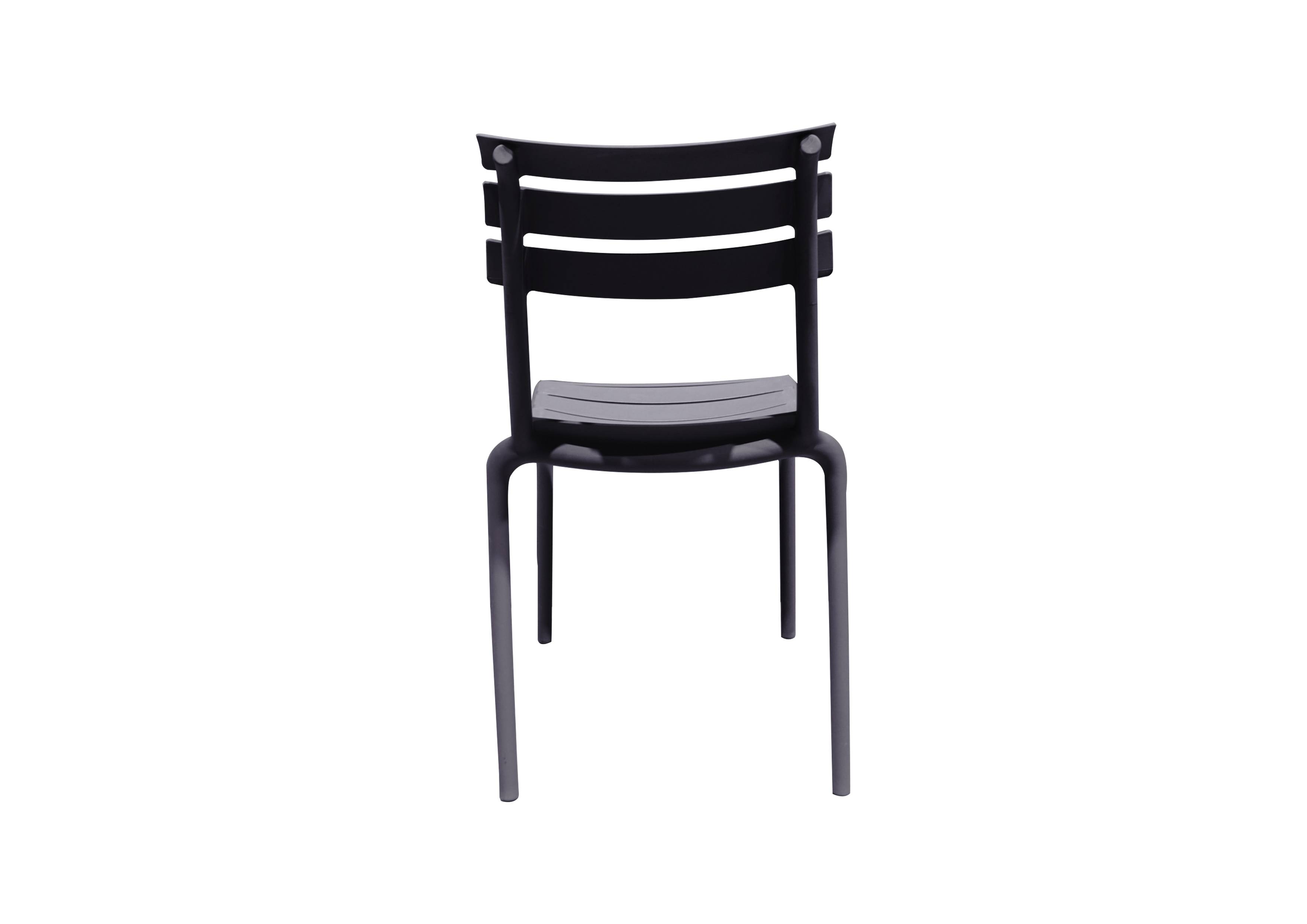 Ecloz - Chaise de jardin résine noir Effie ECLOZ - Image 2