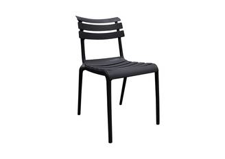 Ecloz - Chaise de jardin résine noir Effie ECLOZ