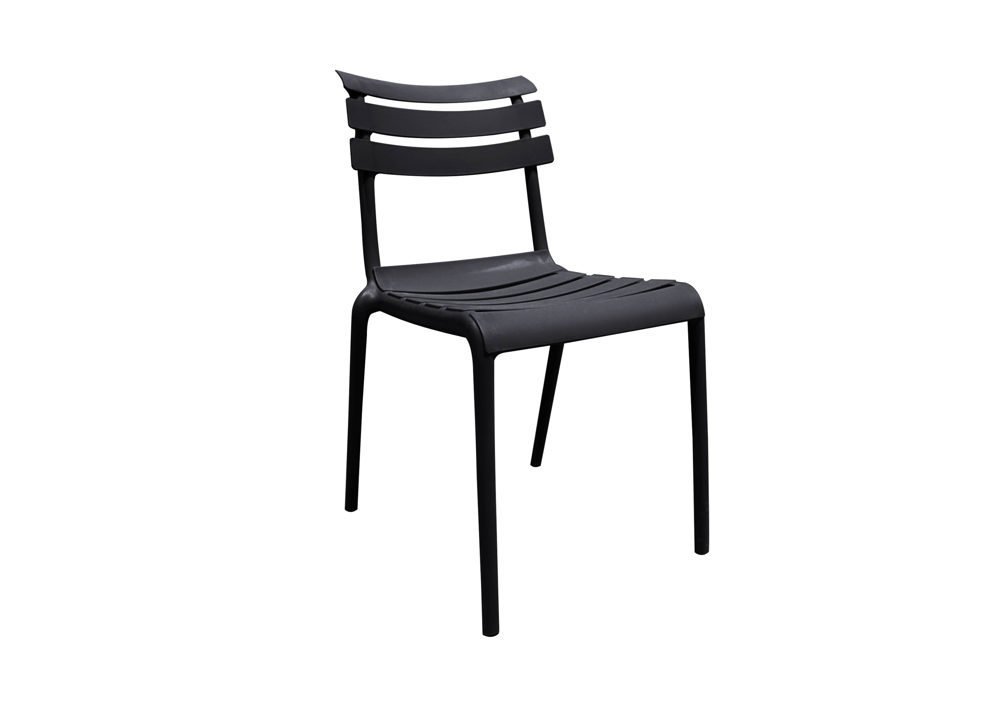 Ecloz - Chaise de jardin résine noir Effie ECLOZ