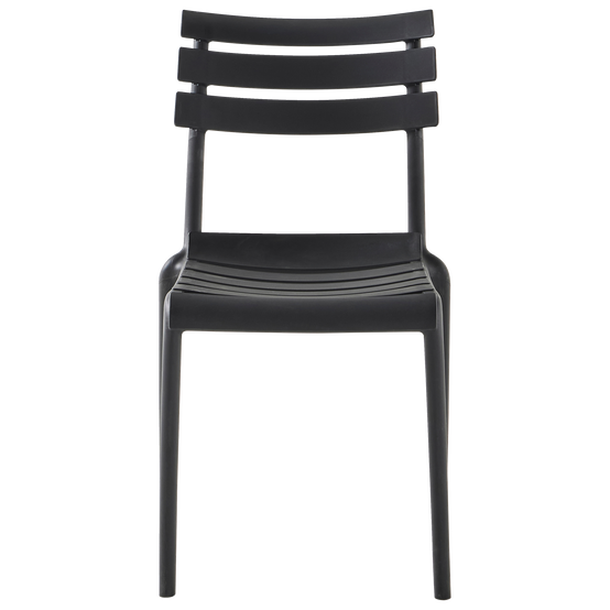 Ecloz - Chaise de jardin résine noir Effie ECLOZ - Image 6