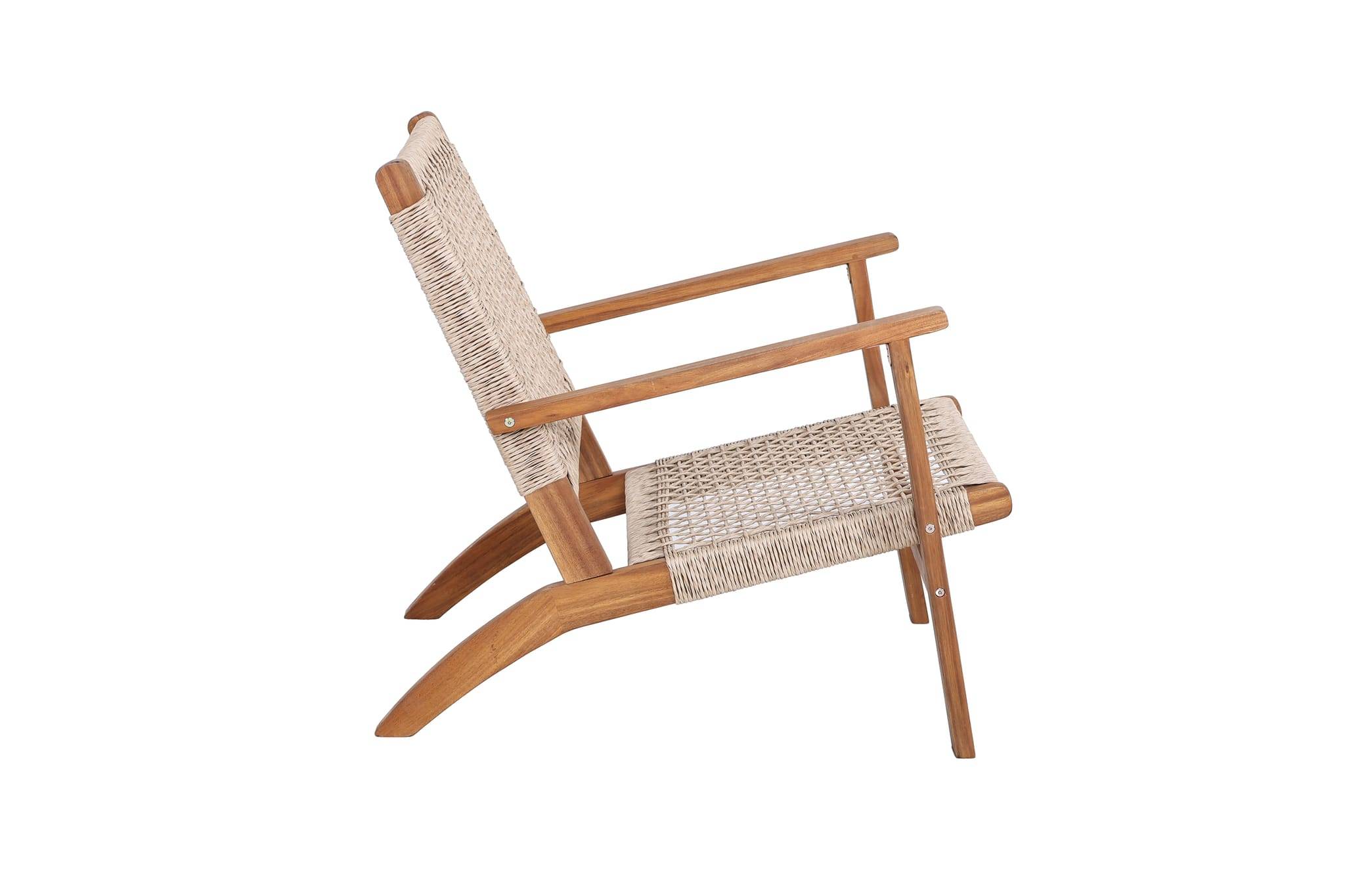 Ecloz - Fauteuil de jardin acacia repose-pieds Esteban ECLOZ - Imagen 4