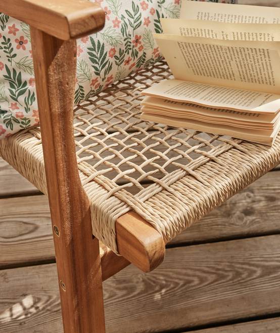 Ecloz - Fauteuil de jardin acacia repose-pieds Esteban ECLOZ - Image 7