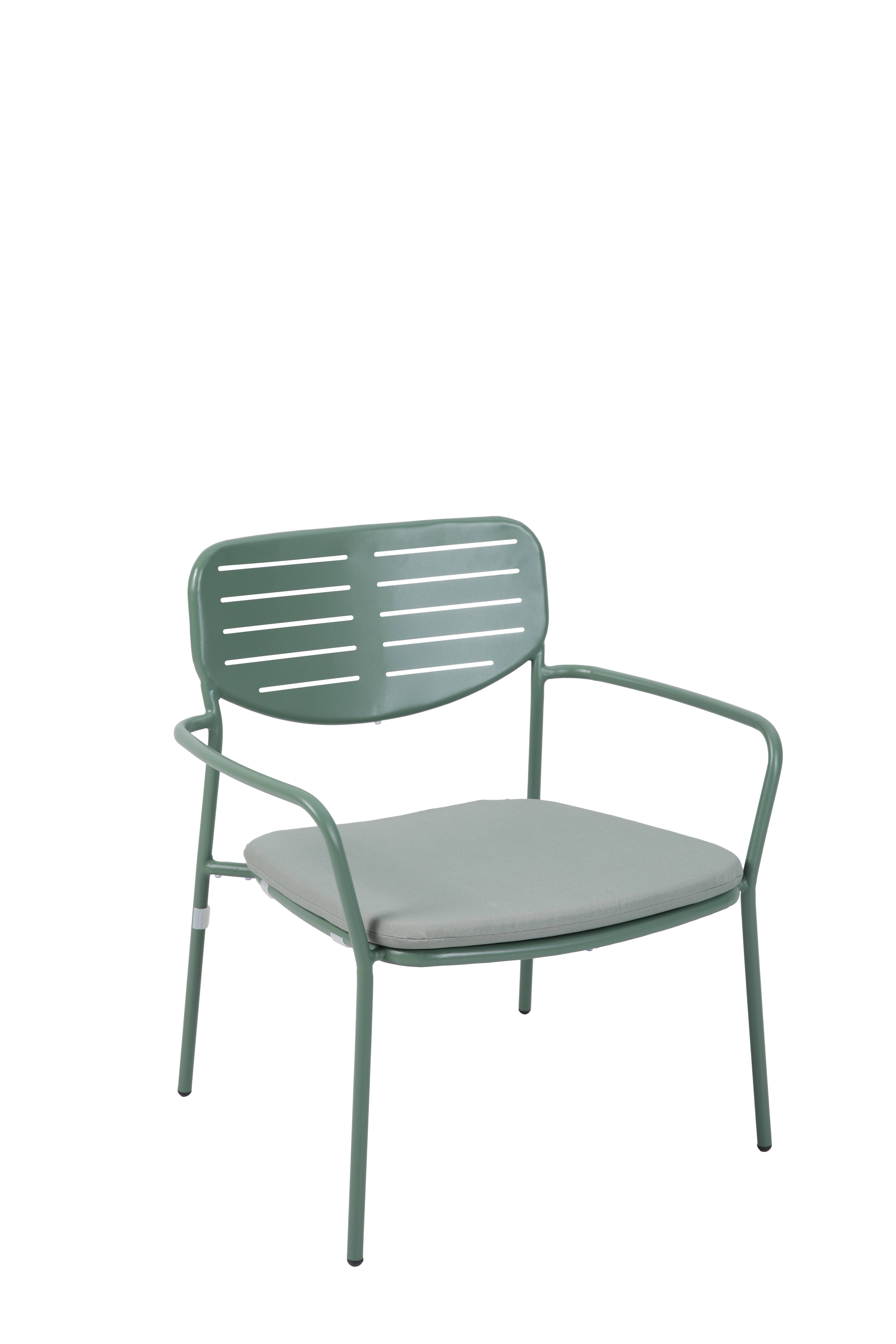 Ecloz - Fauteuil de jardin acier vert d'eau Eline ECLOZ - Image 1