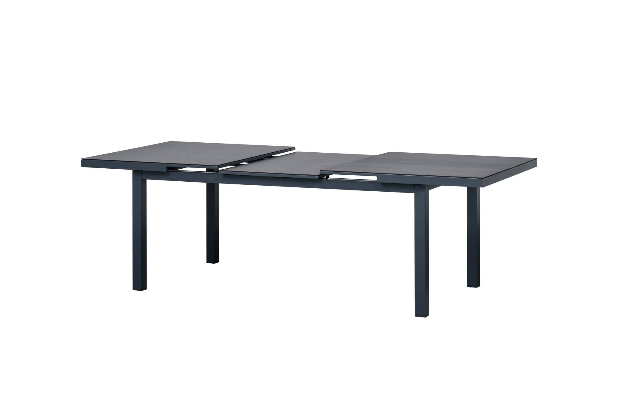 Ecloz - Table de jardin rectangulaire extensible céramique anthracite 6/8 personnes Elita ECLOZ - Imagen 5