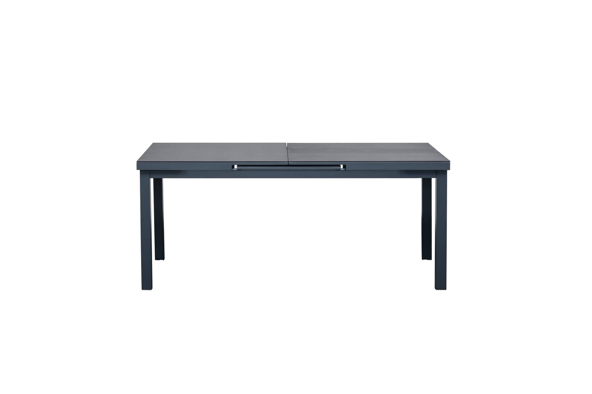 Ecloz - Table de jardin rectangulaire extensible céramique anthracite 6/8 personnes Elita ECLOZ - Imagen 2