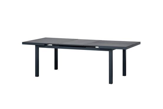 Ecloz - Table de jardin rectangulaire extensible céramique anthracite 6/8 personnes Elita ECLOZ - Image 3