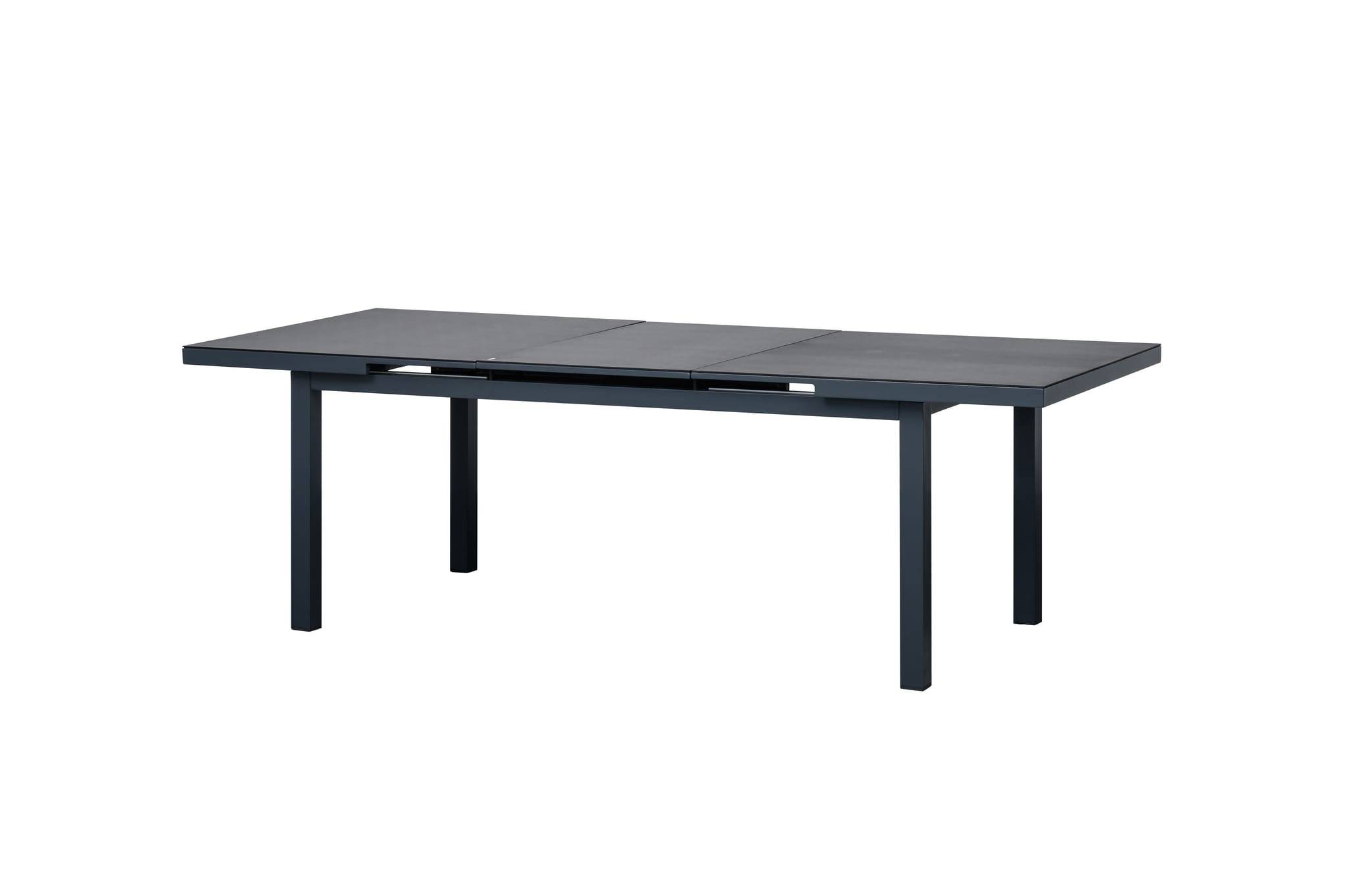 Ecloz - Table de jardin rectangulaire extensible céramique anthracite 6/8 personnes Elita ECLOZ - Imagen 3