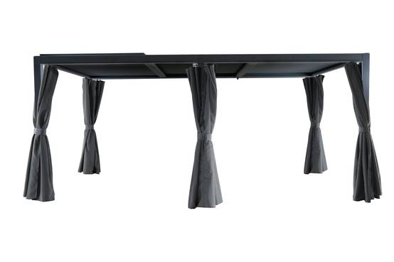 Ecloz - Pergola bioclimatique 3x5,4m aluminium anthracite ECLOZ