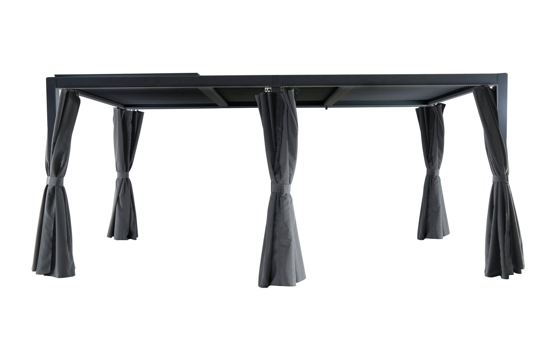 Ecloz - Pergola bioclimatique 3x5,4m aluminium anthracite ECLOZ