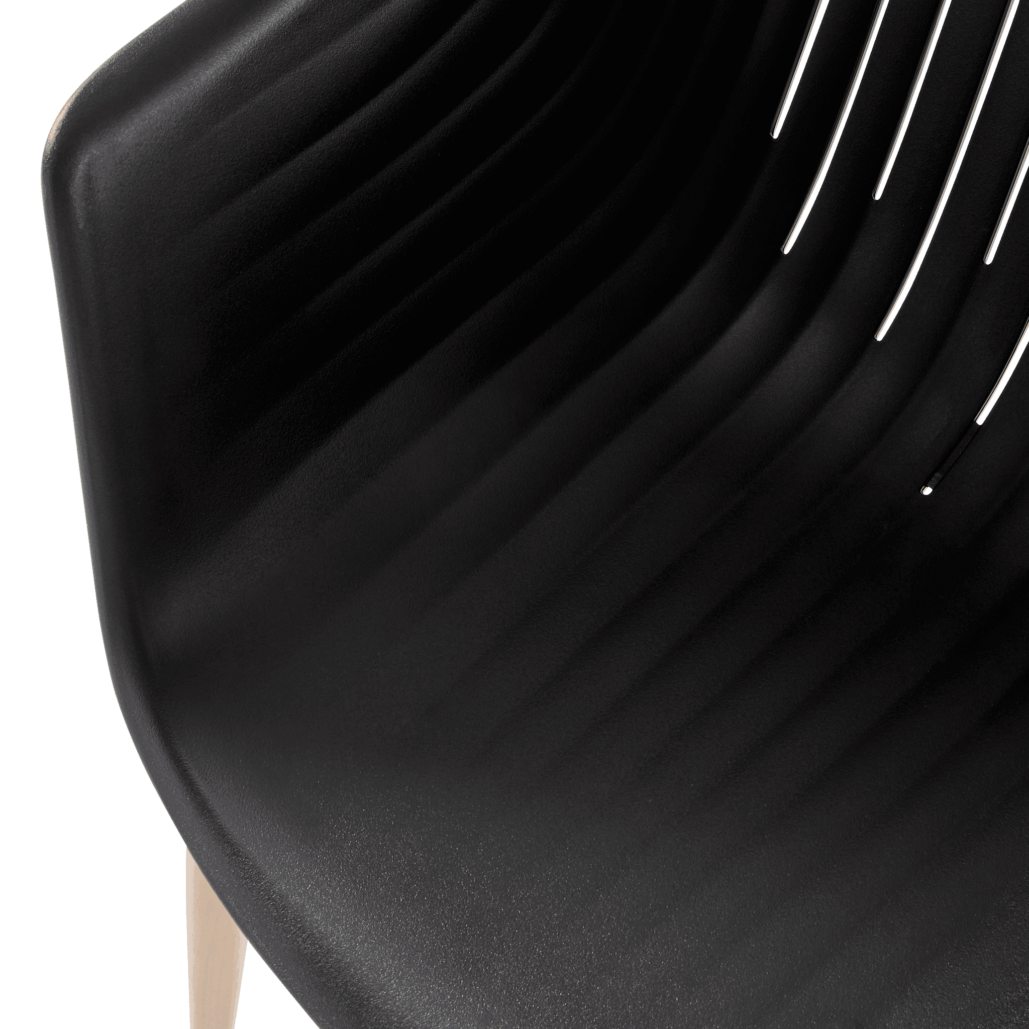 Ecloz - Fauteuil de jardin résine anthracite Coque ECLOZ - Imagen 6