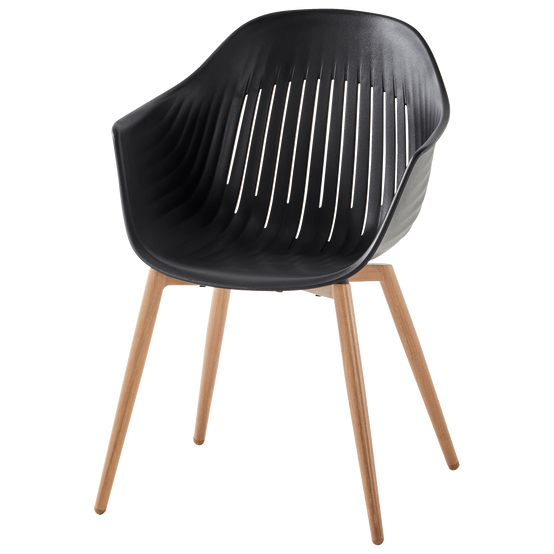 Ecloz - Fauteuil de jardin résine anthracite Coque ECLOZ - Image 5