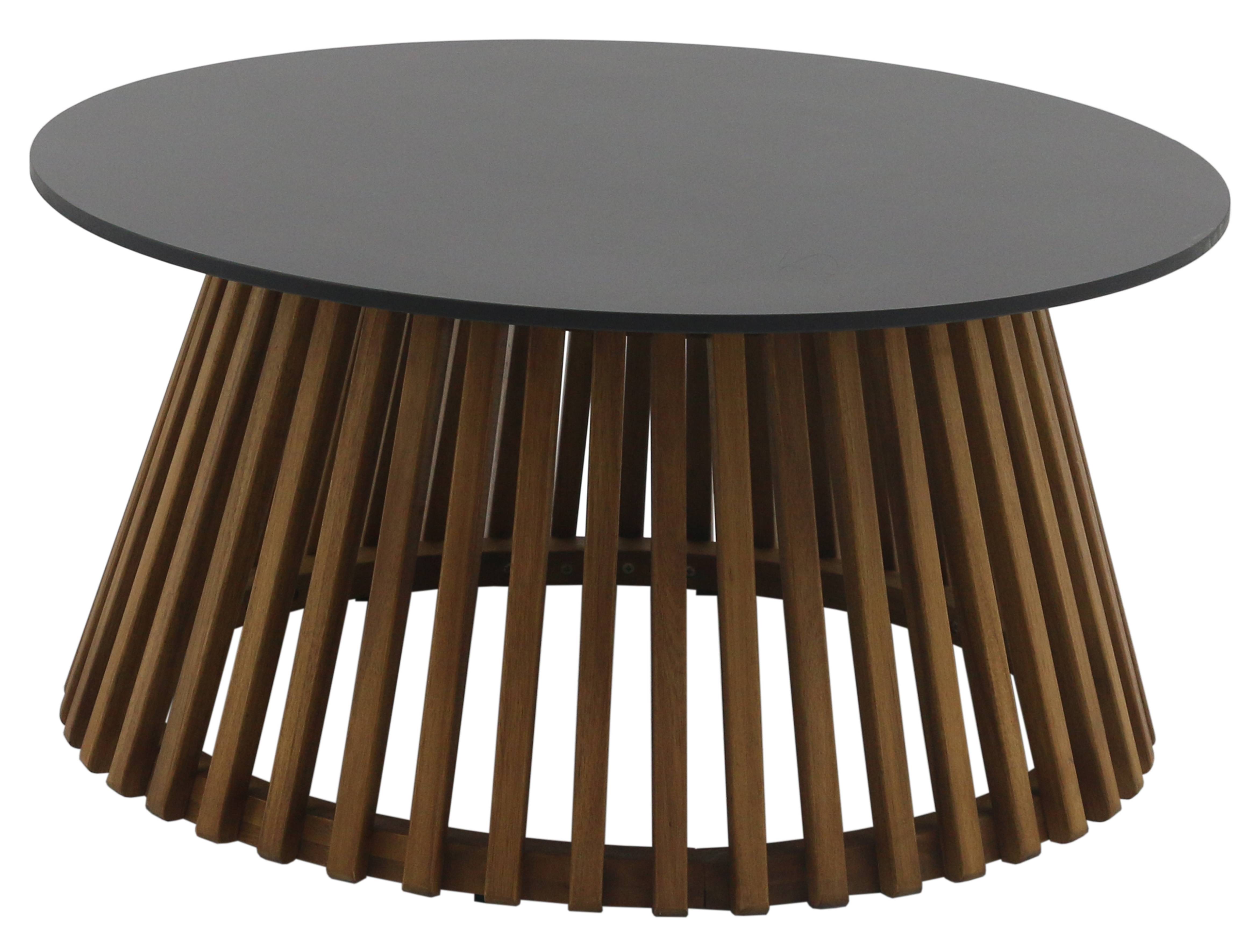 Ecloz - Table basse de jardin acieer résine noir Elia - ECLOZ - Image 1