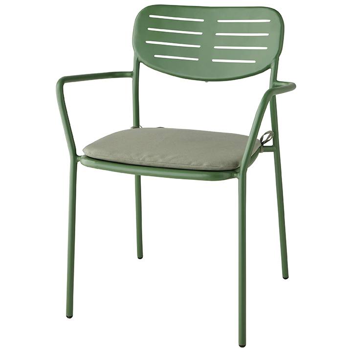 Ecloz - Fauteuil de jardin acier vert Eze ECLOZ - Imagen 1