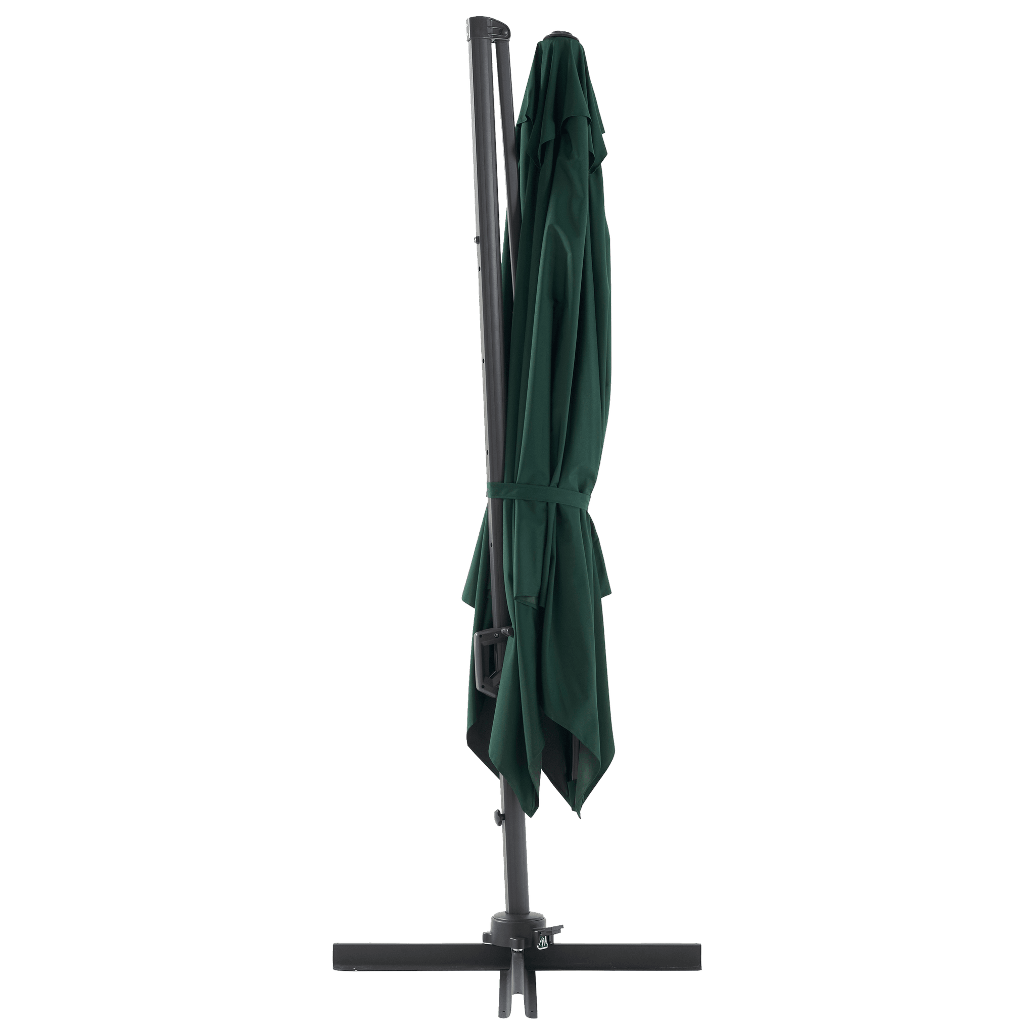 Ecloz - Parasol déport inclinable carré vert 3x3m 250g/m² Eloi ECLOZ - Imagen 4