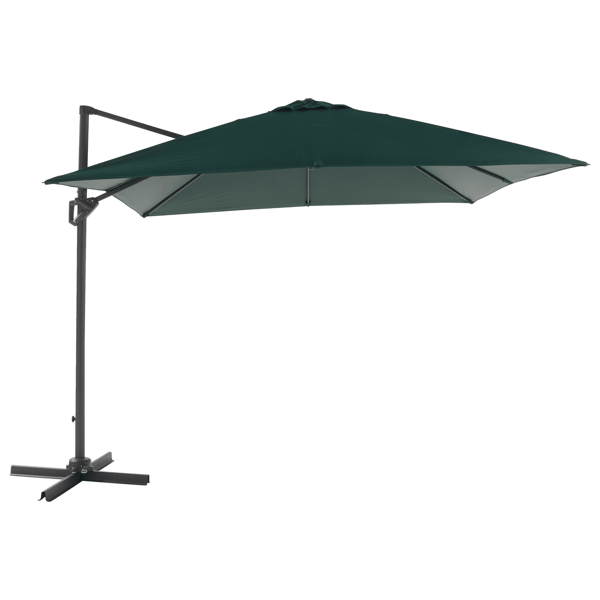 Ecloz - Parasol déport inclinable carré vert 3x3m 250g/m² Eloi ECLOZ - Imagen 3