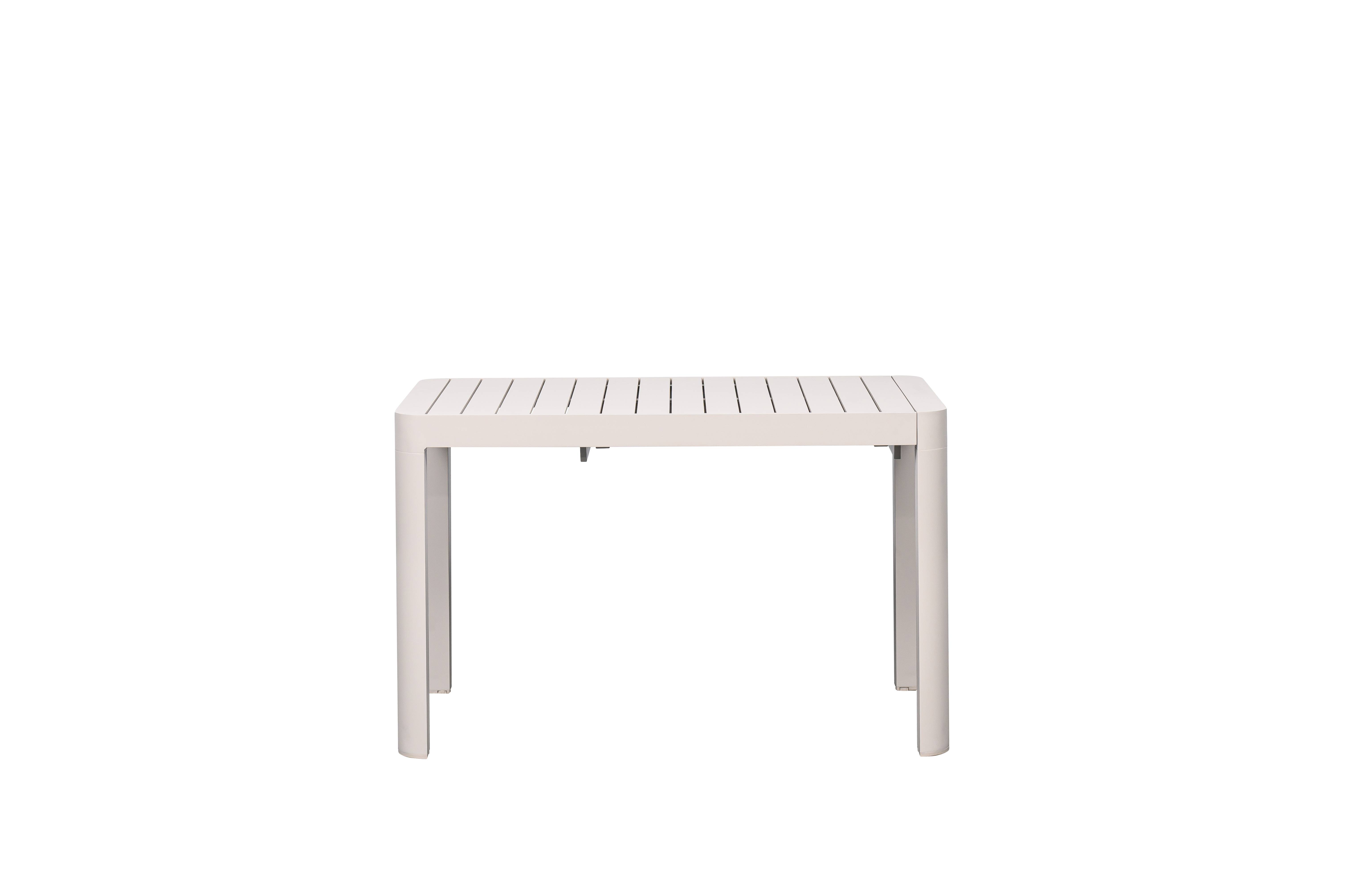 Ecloz - Table de jardin rectangulaire extensible alu sable 6/8 personnes Eneko ECLOZ