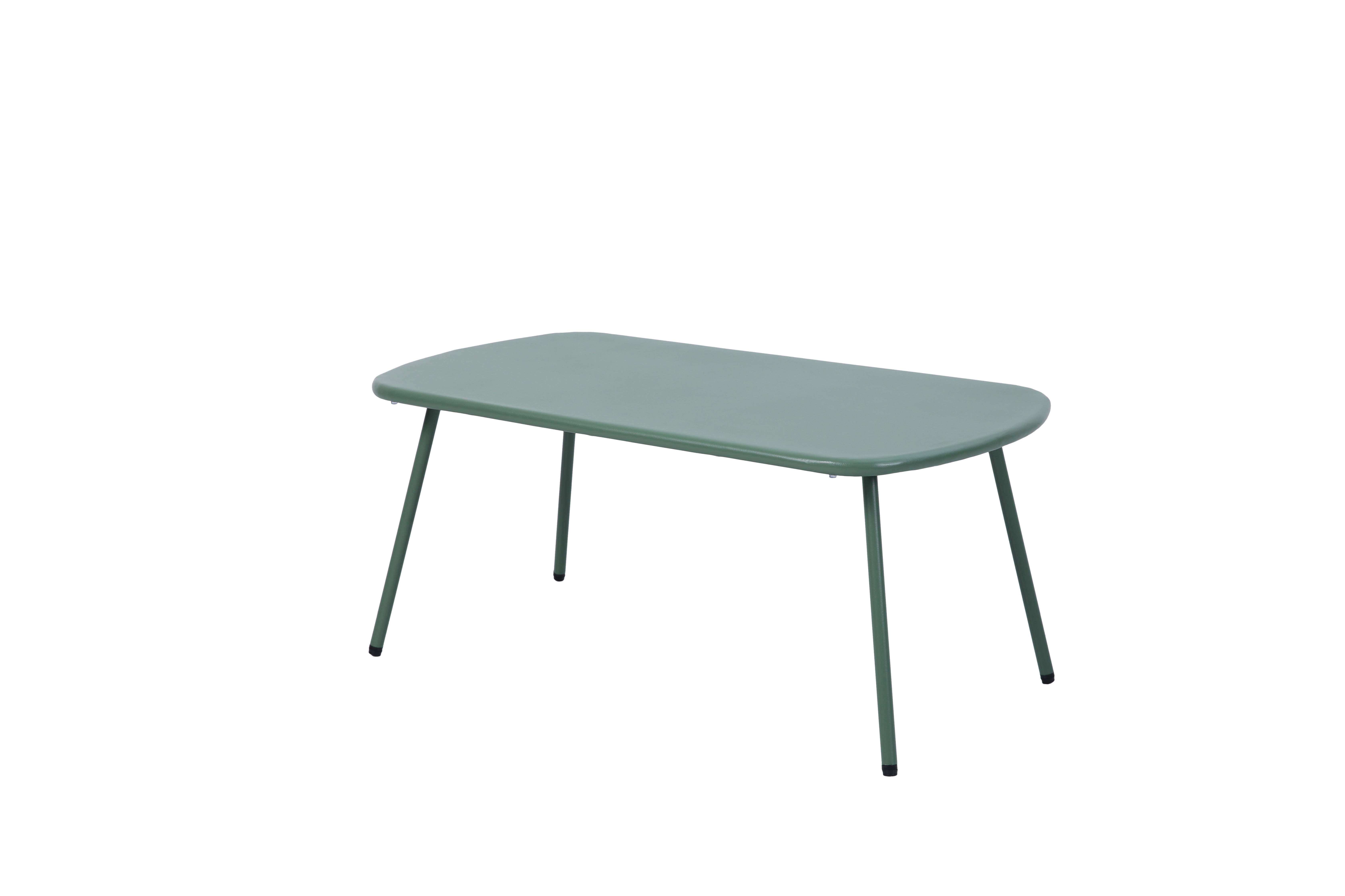 Ecloz - Table basse de jardin rectangle alu vert d'eau Eline ECLOZ